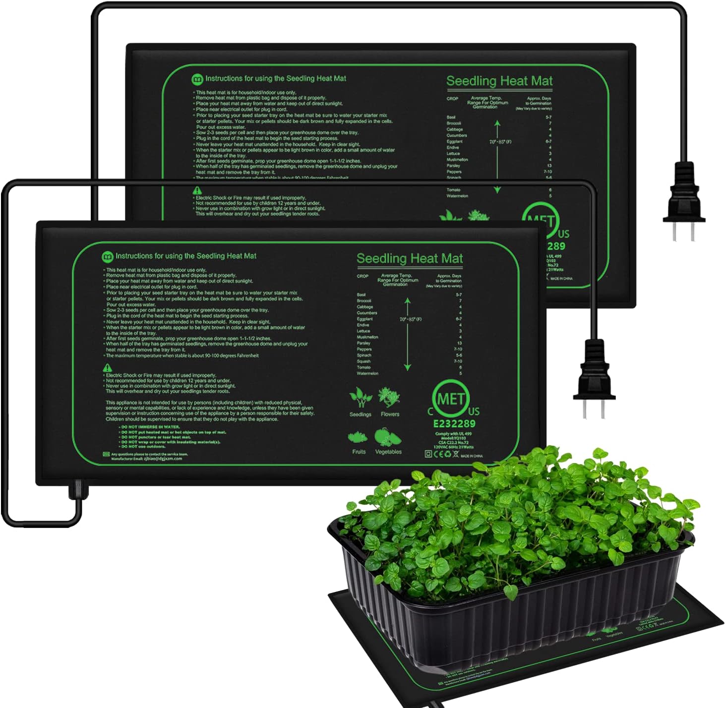 Alas Pemanas Bibit 10/25/50CM, - Rooting Gel Clone ulasan dan harga